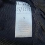 SfRD Society For Rational Dress Flowy Peplum Knit Black Tank Women’s Size Small Photo 4