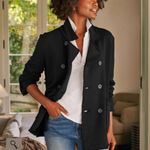 Frank & Eileen  Tee Lab Belfast Sweatshirt Peacoat Black Double Breasted  F295 Photo 9