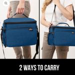 Gorilla grip insulated lunch bag Blue Photo 5