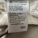 AG Adriano Goldschmied Womens Chinos Pants Beige Cotton Lyocell Stretch 25R Photo 8