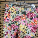 Coldwater Creek  Floral‎ Cargo Capris Size 16 Photo 2