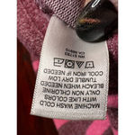 Maurice's  Women's Size Large Pink Burgundy Striped Collared Relaxed Oversized Top Photo 9