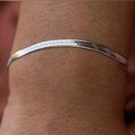 Elegant 925 sterling silver Bracelet with gift bot Photo 2