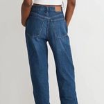 Madewell Baggy Straight Jeans Size 25 Dark Wash Blue Photo 8