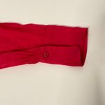 ZARA ‎ Hot Pink Semi-Sheer Collared Wrap Top Sz S Ballet Fairy Feminine Gypsy Photo 4