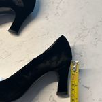 Bruno‎ Magli Size 7.5 B Velvet Bow Pump Heels Vintage Hollywood Glam Eveningwear Black Photo 6