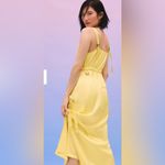 Love The Label Anthropologie Sleeveless Utility Dress Yellow Size XS Photo 1