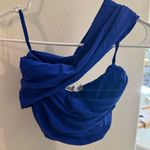 Tiger Mist Blue Crop Top Photo 1