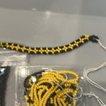 Yellow and Black Beaded Bracelet Bundle Handmade in Panama Photo 3