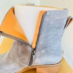 Lucky Brand Kazey Square Toe Suede Bootie, Block Heel, Dark Gray, Size 12, NWT Photo 13