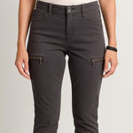 Gap NWOT  Slim Skinny Fit Zip Leggings Grey Small 4 Photo 0