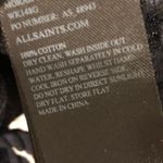 All Saints Cardigan Blue SS Short Sleeve Sweater Top Small Photo 5