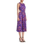 BeachLunchLounge side cut out midi dress XXL BLUE FLORAL Photo 1