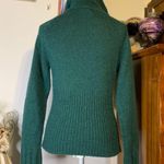 Lulumari Green Wool Cardigan Sweater Photo 4