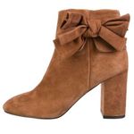 Kate Spade New York Brown Suede Bow Boots Heeled Photo 0
