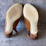 Guess Gwnitty Heels Peep Toe Slingback Suede Shoes 8 Photo 4