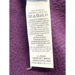 LL Bean Womens Purple Fleece Full Zip Long Robe Lounger Size L Cozy Minimalist Size L Photo 13