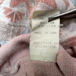 Vtg Kathleen Usherwood Periphery 1X Geometric Print Mock Neck Sweatshirt Aztec Pink Photo 4