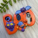 Halloween boo bat brooch Photo 2