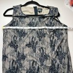 Adrianna Papell  Cocktail Dress Illusion Lace Beaded Size 14 Flapper‎ Nostalgia Photo 9