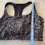 Athleta  Contender Printed Bra Ancient‎ Forest Leopard Size L Yoga Workout Gym Photo 7