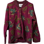 Northern Isles Portraits Hand Knit Button‎ Cardigan Sweater Cottage Women Size L Size L Photo 0