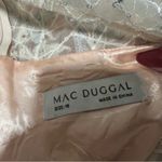 Mac Duggal NEW NWT  Embroidered Bodice One Shoulder Ballgown Champagne Photo 10