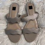 White House | Black Market WHBM Sandals size 9 silver color BNWOT see all photos Photo 0