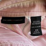 Vintage NY & Company Embroidered Blouse White Size XS Photo 3