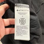 Athleta  Women’s Step Forward Sweatshirt Tee V-Neck Shortsleeve in Black M Photo 8