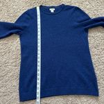 L.L.Bean  Navy Blue Women's Classic Cashmere Crewneck Sweater Long Sleeve Size S Photo 7