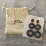 J.Crew  Made in Italy Round Drop Earrings in Pale Seascape BK925 NEW Photo 2
