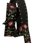 Romeo + Juliet Couture Romeo + Juliet Couture Black Belt Floral Embroidery NWT L/XL RJB008 Photo 3