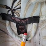 NWT Womens Midnight Bakery Blush Blue Floral‎ Crane Wrapper Robe M/L * Photo 3