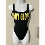 Body Glove Throwback One Piece Swimsuit Black Cheeky 80's Size M Photo 3