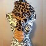 J.Crew Leopard Print Wool Blend Scarf Photo 1
