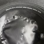 Gigi‎ Pip Black Dahlia Boater Hat XS Womens Size 55 Youth Large Photo 9