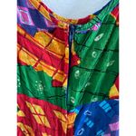 Jams World Vintage  Multi Color Patchwork Shorts Romper Photo 3