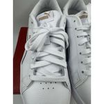 Puma Court Sneaker, White, Women's Casual Low Top Leather Shoes Size 9 Photo 3