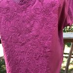 Gloria Vanderbilt  Rose Embellished Shirt, NWT, M Photo 1