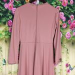 VINTAGE Pink Rhinestone Beaded Maxi Dress Size 14 Photo 5