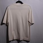 Pendleton Silk Blend Cream V Neck Off White Blouse Cream Top XL P Business Shirt Photo 1