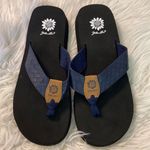 Yellow Box  Slippers size 10 brand new never been worn navy blue color Photo 0