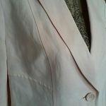 Jones Wear  Women's Blush Silk/Linen Blazer Jacket Photo 1
