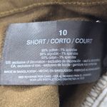 Gloria Vanderbilt  Green Straight Taper Denim Short Jeans Cotton Bottom Pants 10S Photo 7