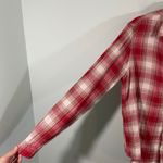 CP Shades  Red Plaid Long Sleeve Cotton Button Up Pocket Flannel Shirt Size M Photo 4