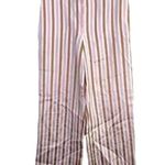 frame denim Frame Pink Striped Jacquard Wide-leg Pants Photo 1