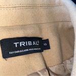 Tribal Wool Blend Peplum Blazer in size 10 Tan Photo 15