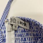 Sea NY Striped Poplin Balloon Hem Midi Dress Size 10 Blue Photo 4