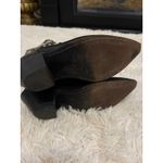 Code West Black Leather Cowboy‎ Boots Zebra Print Hair Western Booties Women's Photo 6